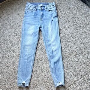 KanCan high-waisted distressed skinny jeans Size 7/27
